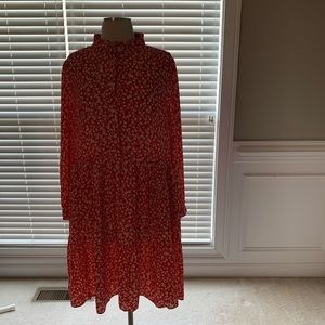 Jcrew Short Peasant Dress Size Large